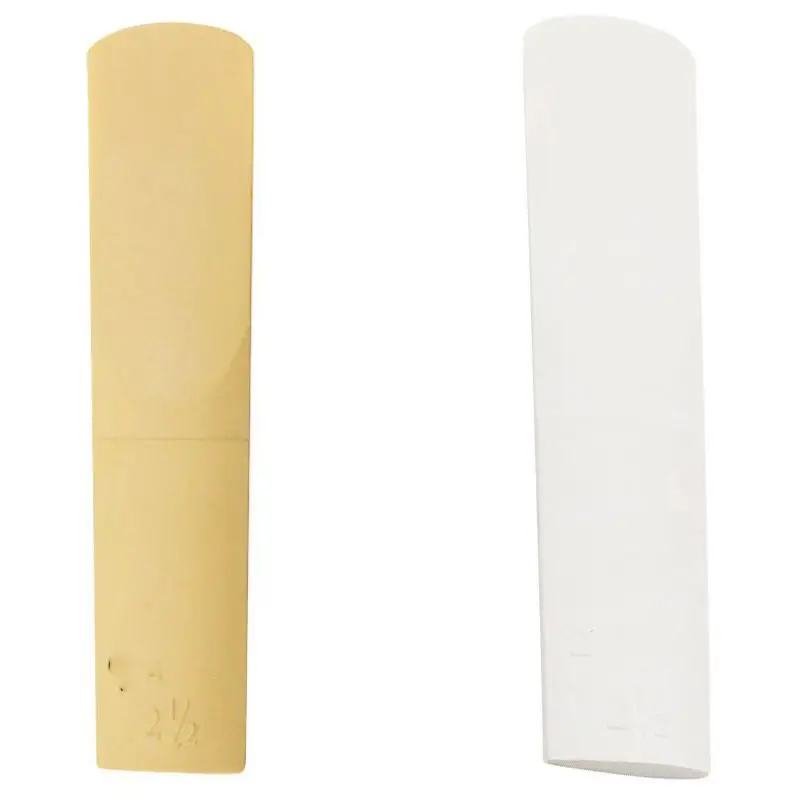 2x ABS Reed Strength 2 5 для Alto Eb саксофона Sax аксессуар белый и желтый | Спорт развлечения