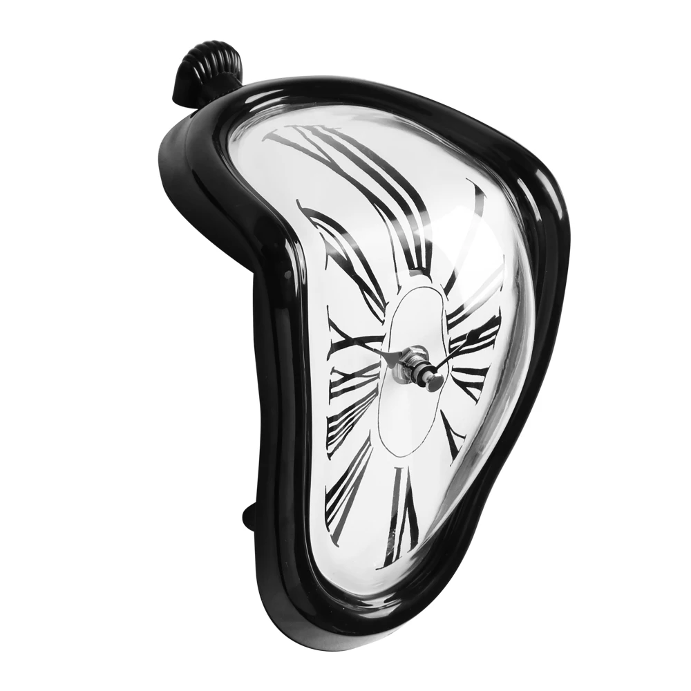

Surreal Distorted Wall Clock Surrealist Salvador Dali Style Clocks Home Decoration Creative Melting Clock New