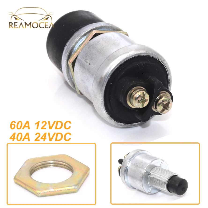 Универсальный металлический водонепроницаемый кнопочный стартер зажигания