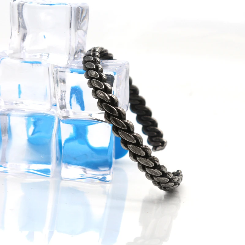 KLDY мужской браслет с узлом из нержавеющей стали крученый на запястье viking Ретро