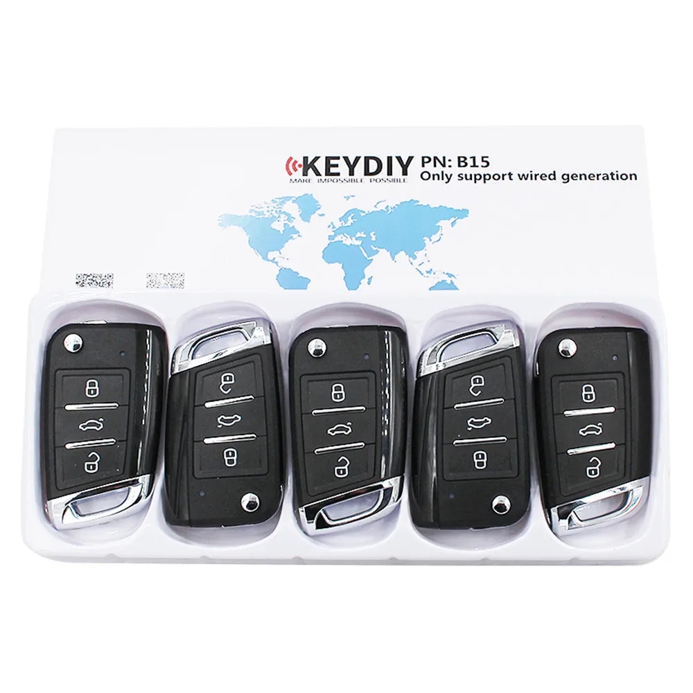 B15 5 шт./лот KEYDIY B series универсальный пульт дистанционного управления с 3 кнопками KD