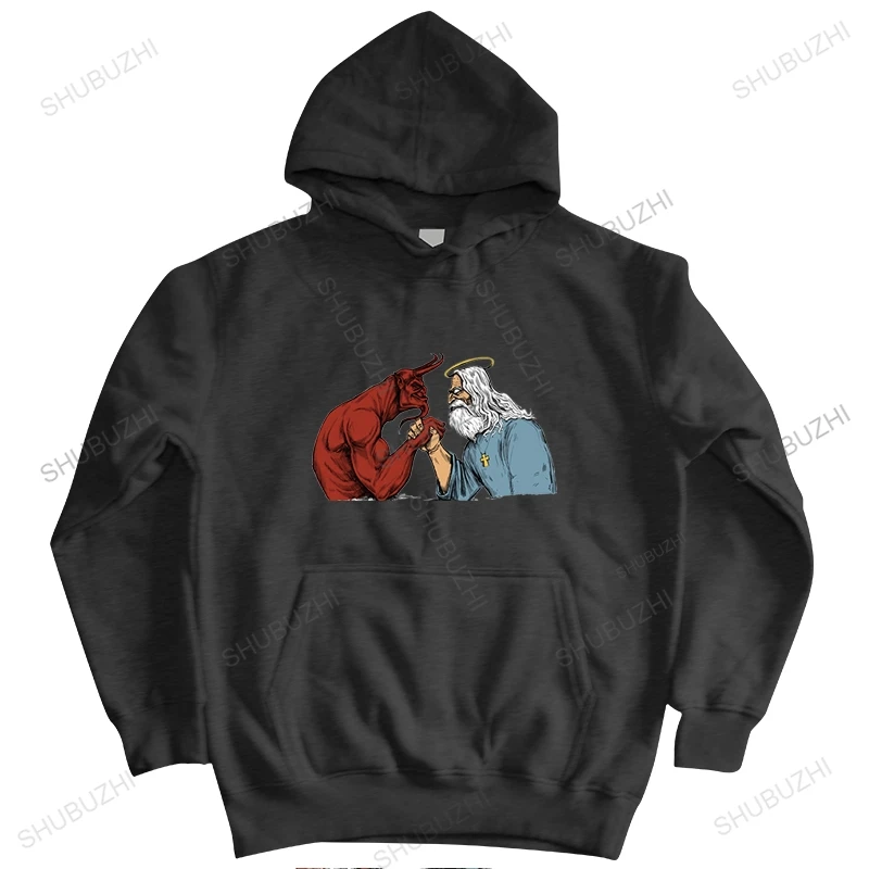 

Хлопковая Осенняя толстовка, пальто, мужской брендовый теплый пуловер, Сатана И Бог, армейские войны, Забавный Топ унисекс, Мужская модная т...