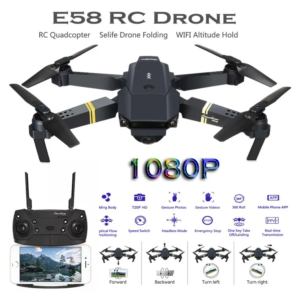 Радиоуправляемый Дрон с HD камерой 720/1080P/4K X Pro вертолет FPV Квадрокоптер дроны VS