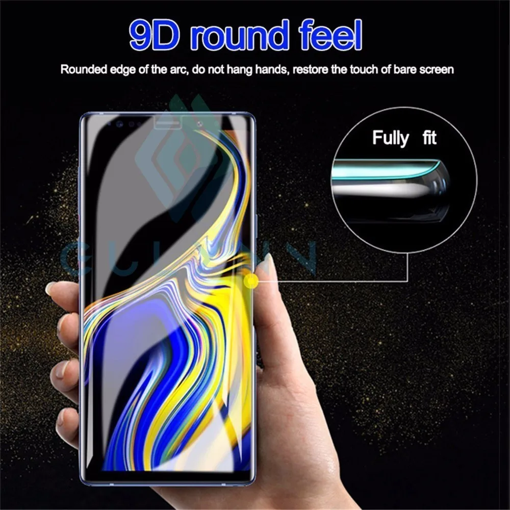 Полное покрытие мягкая защитная Гидрогелевая пленка для samsung Galaxy 10 10E PLUS S7 S6 Edge S8 S9 Plus Note 8 9 HD защитная пленка для экрана