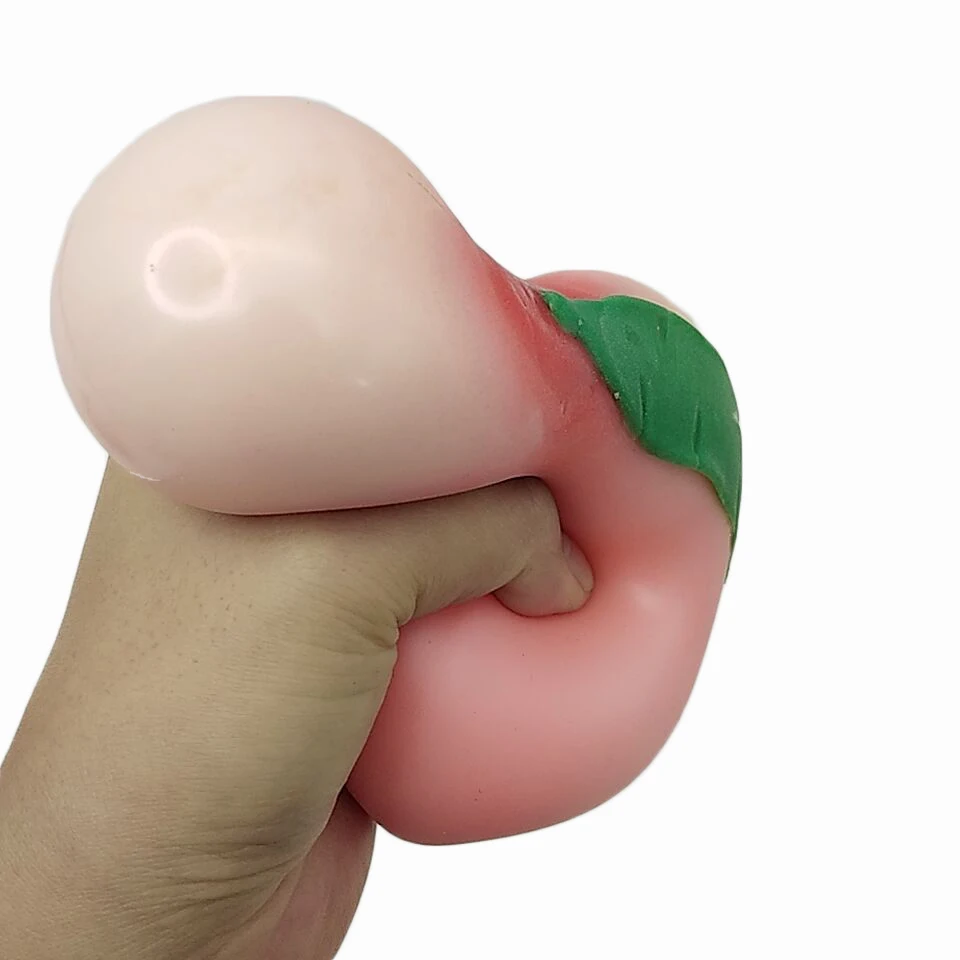 

Fruit Peach Squishy Slow Rising 7.5CM Toy Stress Soft Squeeze Slow Rising Toy Children Relieves Antistress Anxiety Children Gift