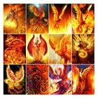 Яркая картина по номерам YI, наборы животных Феникс для взрослых, ручная роспись, сделай сам, Раскрашивание по номерам на холсте, украшение для дома