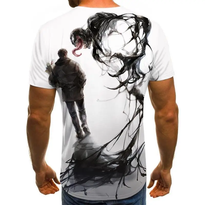 

NEW Venom 3D Printed T-shirts Men Casual Shirt Short Sleeve Fitness T Shirt Male Tops Weight lifting Base Layer