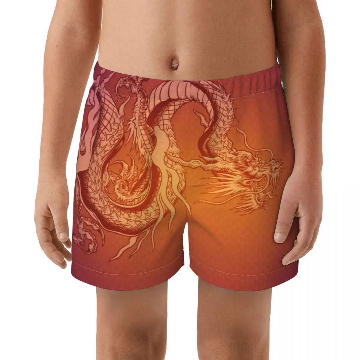 

Dragon Summer Swimming Trunks boy Swim Trunks Male Printing Swim Shorts Beach Surf Swimsuit Elastic Bathing Suit Swimwear