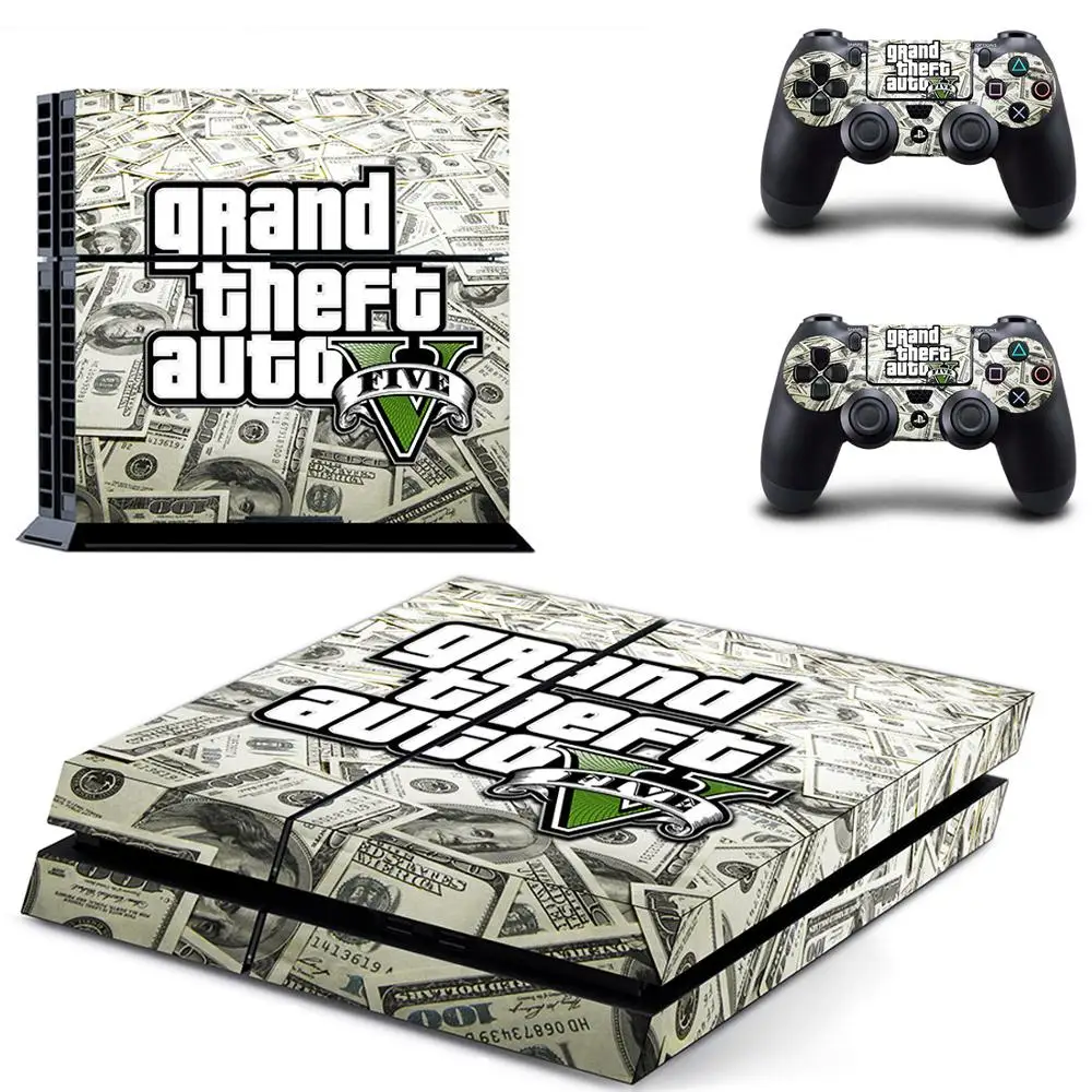 GTA 5 PS4 кожа PS 4 стикер Play station наклейки s Pegatinas Adesivo для консоли playstation и 2 контроллера|
