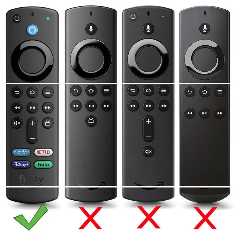 Чехол для Alexa Voice Remote 3rd Gen Противоскользящий Ударопрочный силиконовый чехол Fire TV