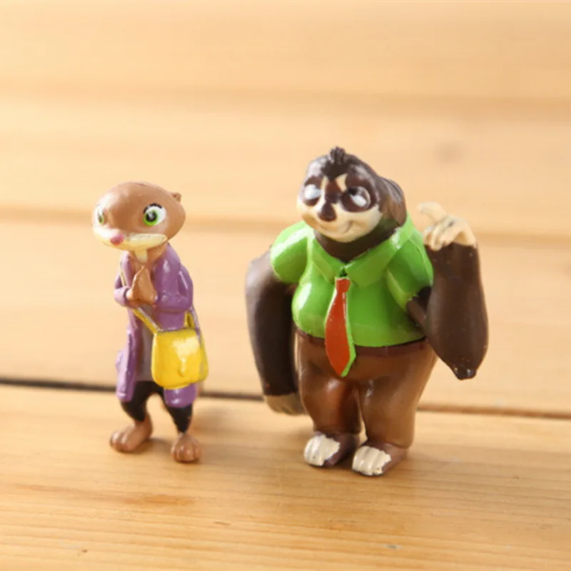 Новый Disney с принтом героев мультфильма зверополис игрушки Aiunci 12 шт набор Лисом