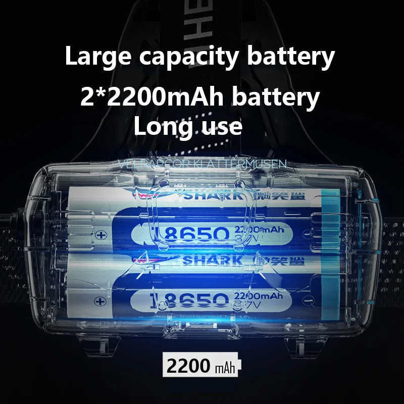 Фонарь налобный светодиодный с датчиком яркости 18650 лм | Лампы и освещение