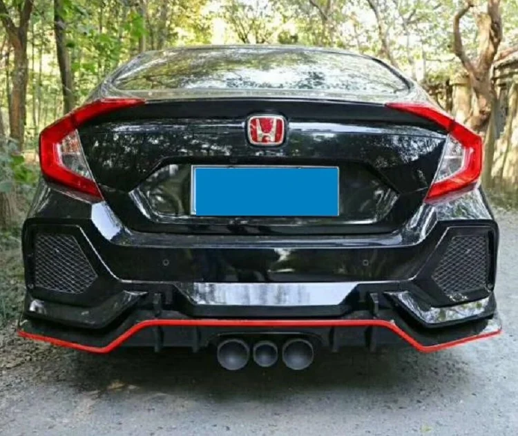 

Suit For Honda's It's 10th Generation Civic Refit Type Big Encircle Civic. Side Skirt Front Bar and the