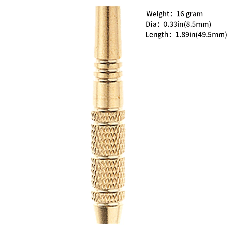 CyeeLife 6 шт. 10g14g 16 грамм медный дротик бочки Сменные валы рукоятка для мягкого