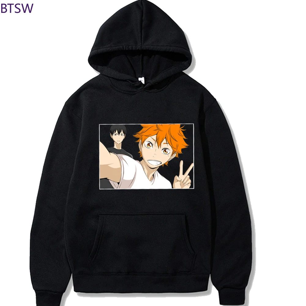 

Funny Haikyuu Unisex Hoodies Japanese Anime Hinata Shoyo Printed Men's Hoodie Streetwear Casual Sweatshirts Homme