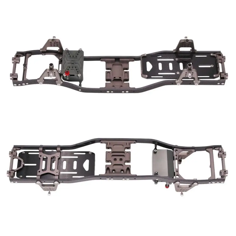 

313mm Wheelbase Ladder Frame Chassis DIY Parts for SCX10 1/10 Crawler Car Toy
