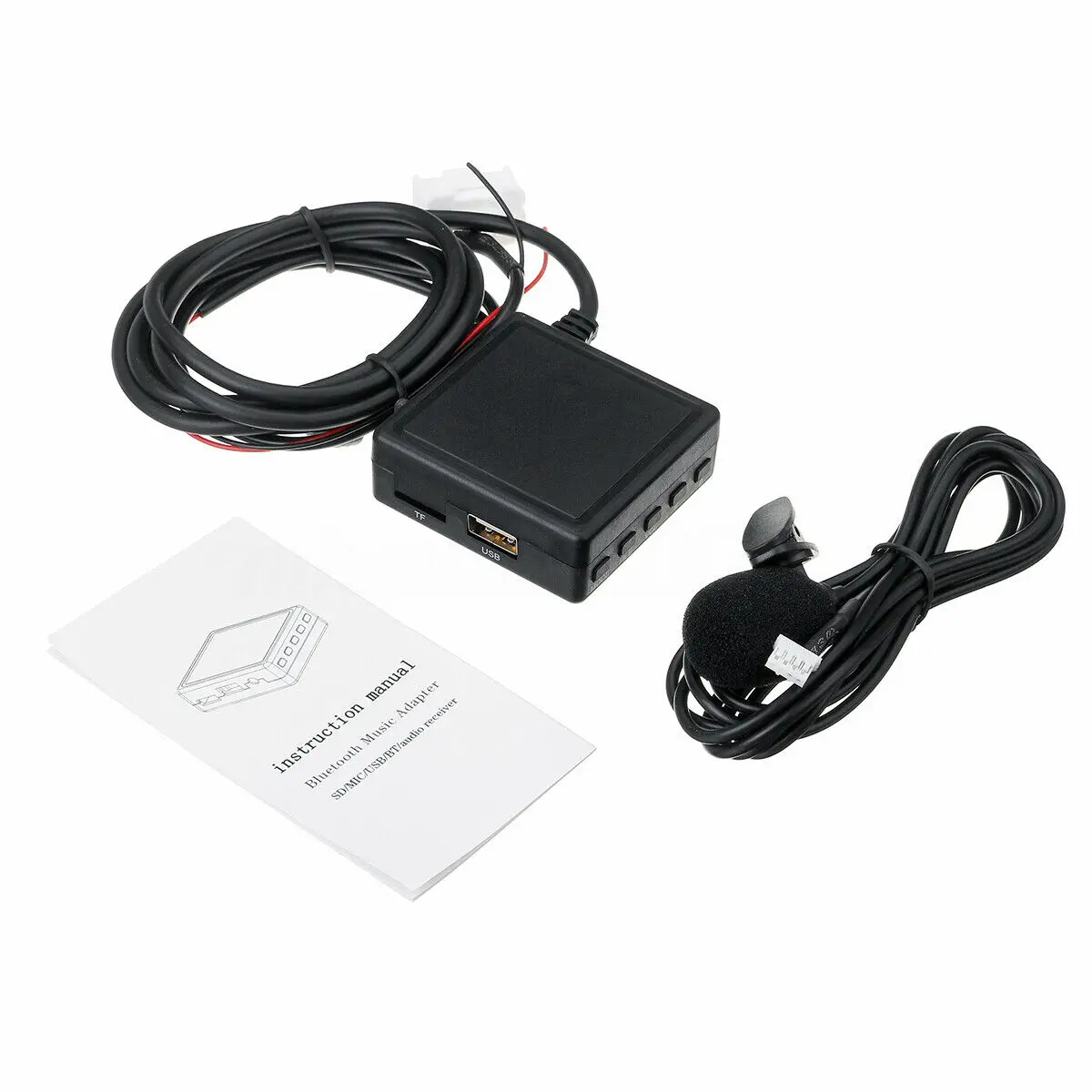 Автомобильное радио Bluetooth аудио адаптер AUX кабель с микрофоном для BMW E60 E63 E64 E65 E66