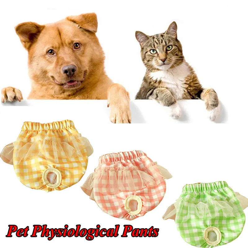 

New Cute Pet Dog Physiological Pants Panty In Season Sanitary Pants Diaper for Puppy Female Lovely Underwear For Girl Dog Cat