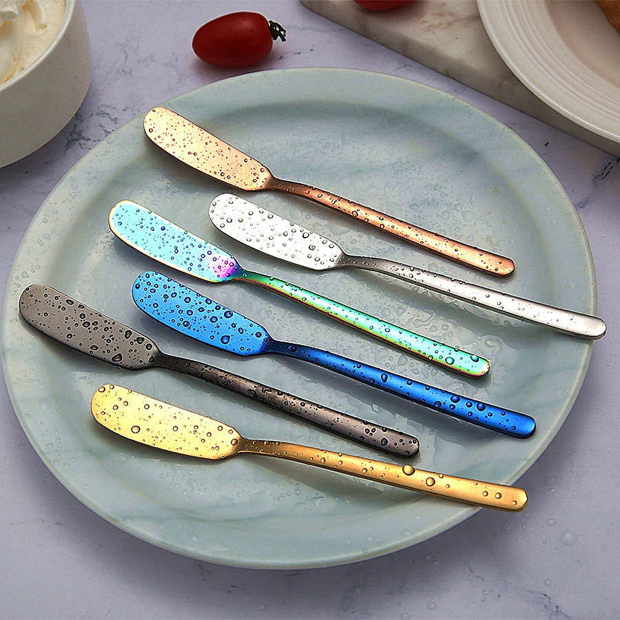 04 Нержавеющая сталь сыра десертное варенье разбрасыватель удобрений скребок