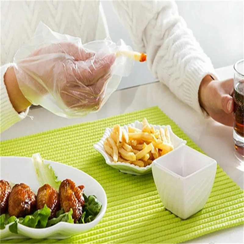 50/100 шт хозяйственные перчатки для уборки волос салон окрашивания одноразовые