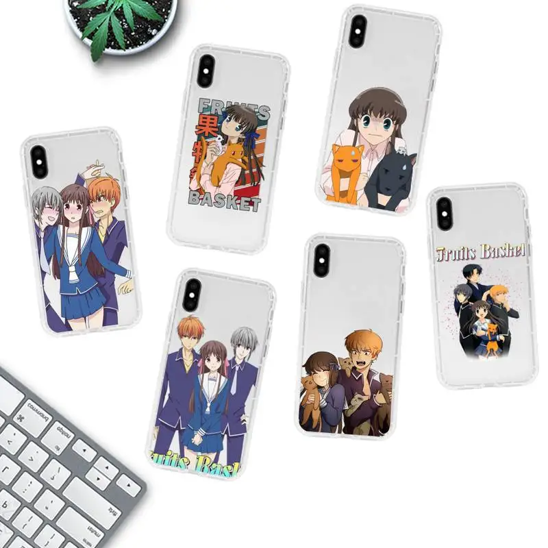 

Fruit Basket anime Phone Case for iPhone 11 12 13 mini pro XS MAX 8 7 6 6S Plus X 5S SE 2020 XR clear case