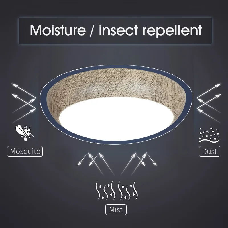 Водонепроницаемый светодиодный потолочный светильник с регулируемой яркостью