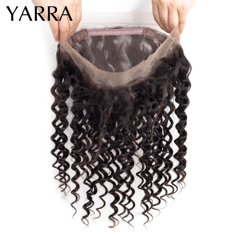 

Глубокая волна 360 Фронтальная застежка свободная часть перуанские человеческие волосы переплетение глубокая волна 360 фронтальная кружевна...