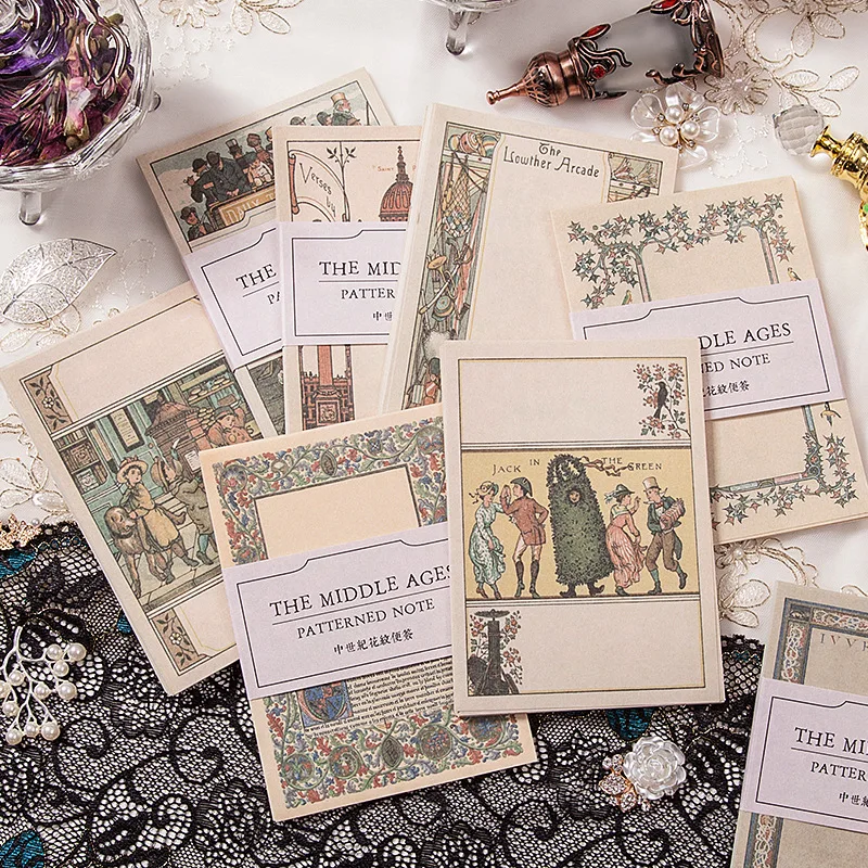 20 компл./лот блокноты липкие заметки Ретро средневековая серия Дневник