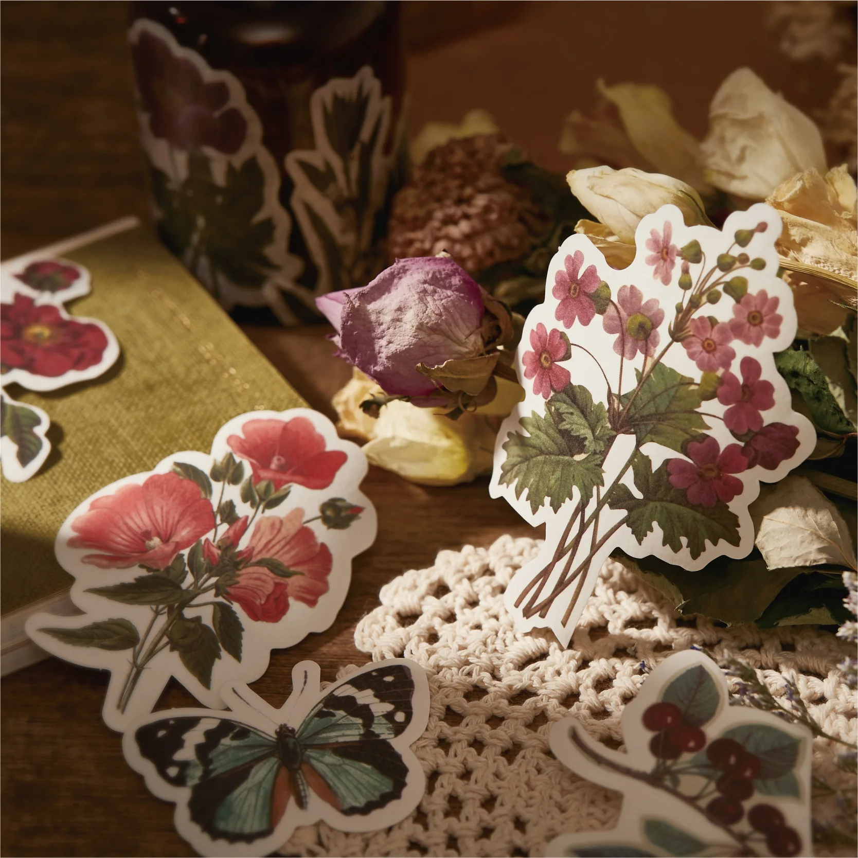 60 X ретро декоративные наклейки записываемые пули дневник Васи бумажные