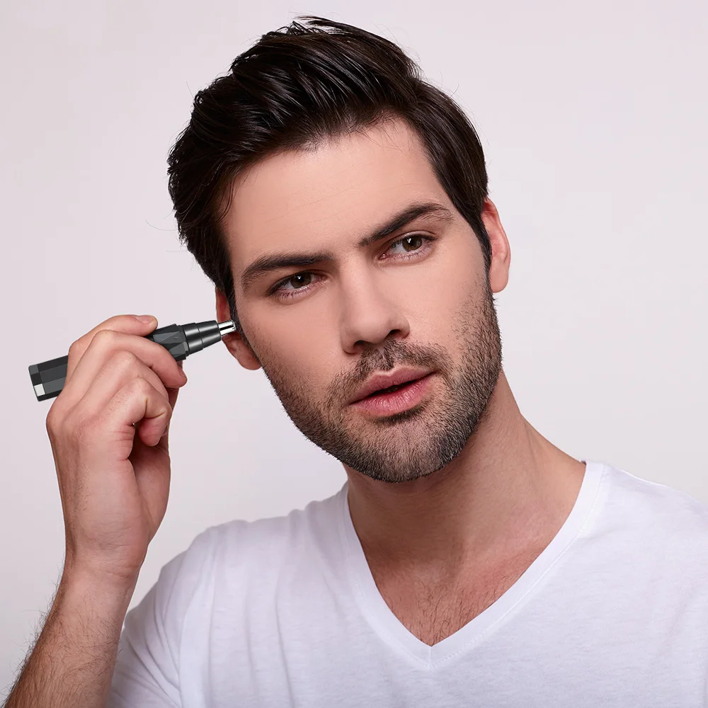 2 в 1 профессиональный электрический перезаряжаемый триммер для носа и ушей