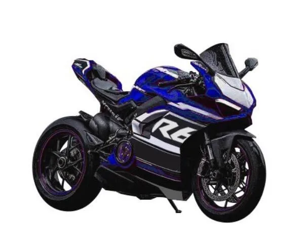 

New ABS Motorcycle whole Fairings kit 100% Fitment for YAMAHA YZF-R6 R6 2017 2018 2019 17 18 19 Bodywork set white blue