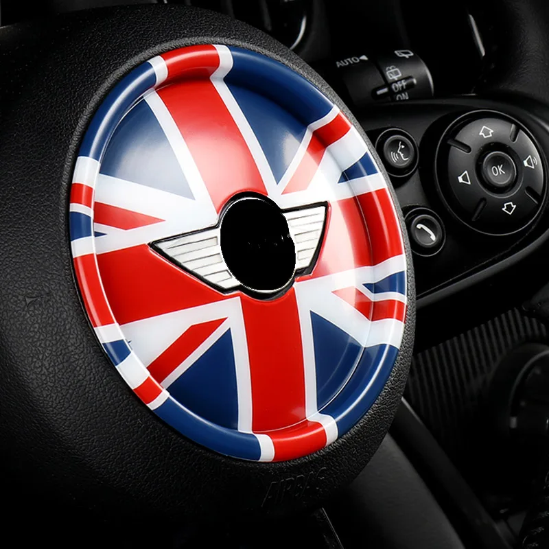 Steering Wheel Center Panel Car Sticker Decal Cover Stickers for MINI COOPERS ONE+ F54 F55 F56 F60 F57 Countryman Clubman | Автомобили и
