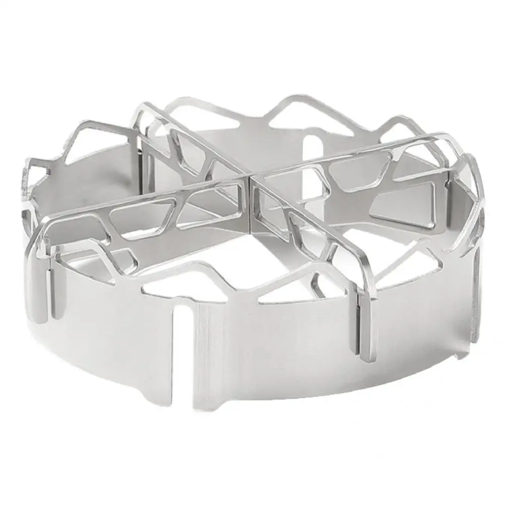 

Stove Windproof Ring Sturdy Lightweight Reusable Winds Windshield Outdoor Gas Stove for Hiking Stove Cube Ring Stove Ring