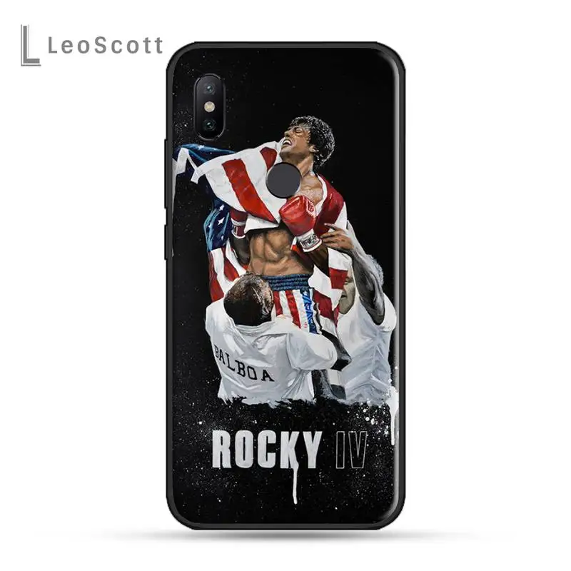 

Rocky Balboa actor Boxer Rocky movie Phone Case For Xiaomi Redmi note 7 8 9 t k30 max3 9 s 10 pro lite high quality capa