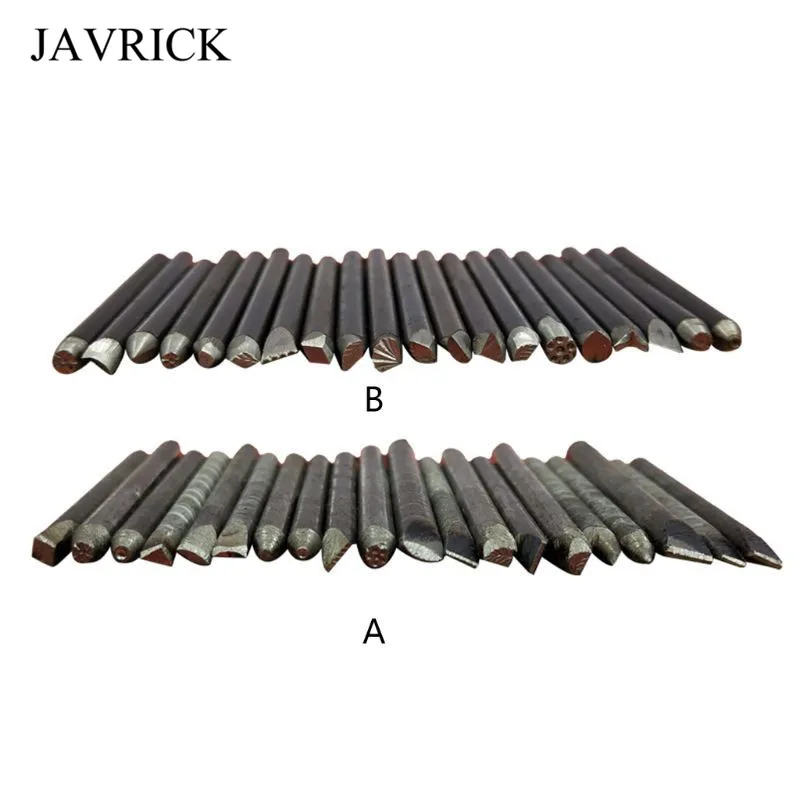 

20 Pcs Steel Punches Flower Punch Stamp Set Jewelry Metal Stamping Tools DIY Craft Tool