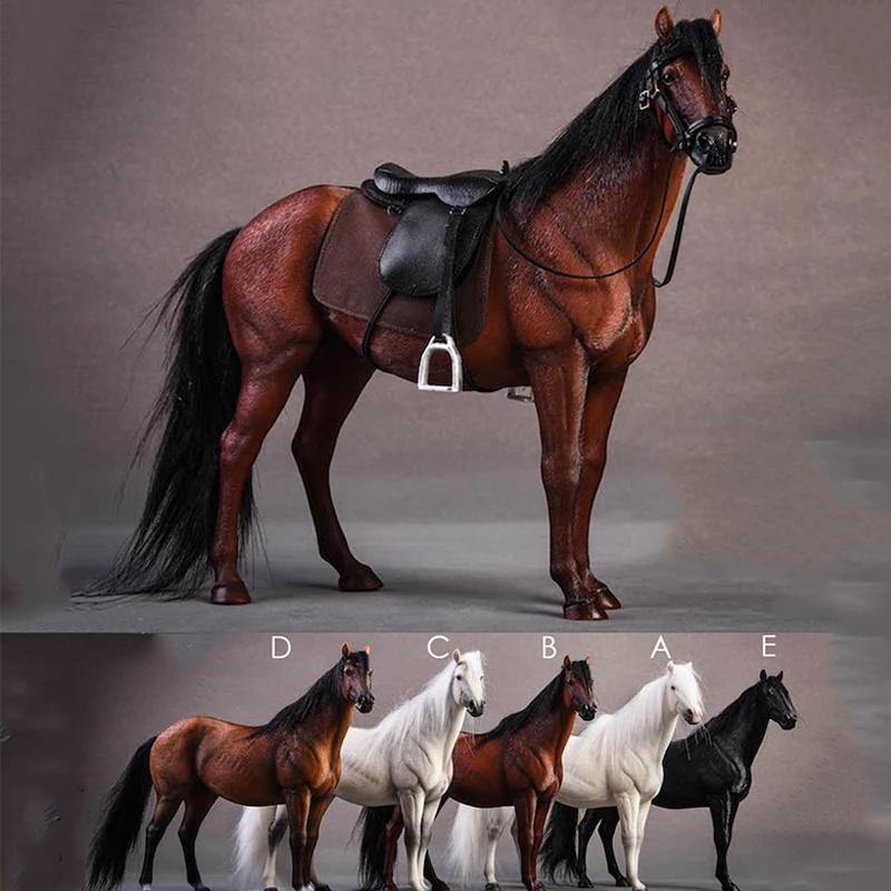 

JXK 1/12 Scale JXK013 Hannover Horse Warmblood Anime Statue Palm Figure Toys W/Harness Fit 6'' Figure doll