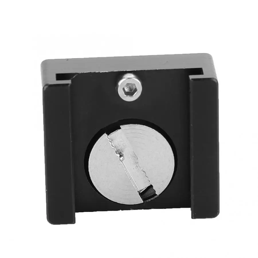 Держатель объектива с резьбой 1/4 дюйма из алюминиевого сплава Холодный башмак