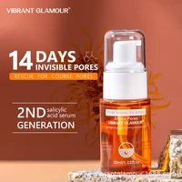 vibrant glamour salicylic serum shrink pore minimizer moisturizing whitening oil control remove blackhead acne face care 30ml