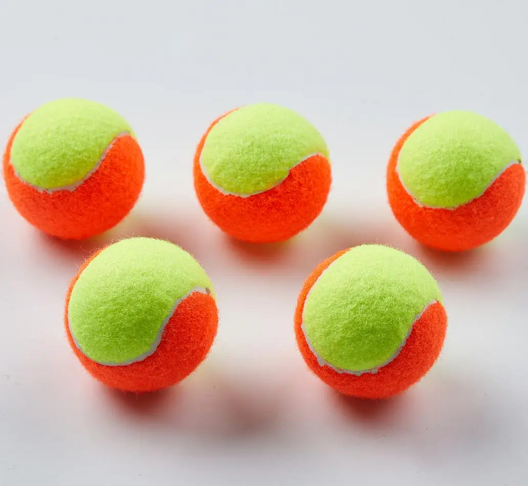 10PCS גמישות חוף טניס מקצועי כדור באיכות גבוהה אימון ספורט גומי נמוך לחץ טניס טניס כדורי