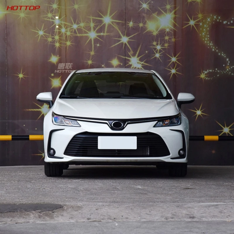 Дневные ходовые огни ABS черного цвета дневсветильник светодиодные для Toyota Corolla 2019