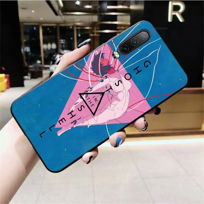 

HPCHCJHM Ghost in the Shell Soft Rubber Phone Cover for Huawei P40 P30 P20 lite Pro Mate 30 20 Pro P Smart 2019 prime