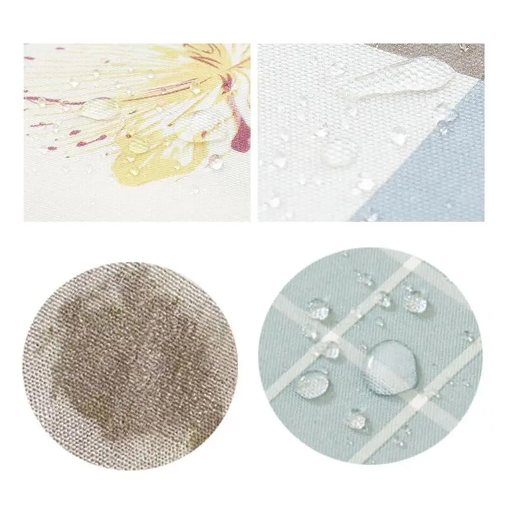 

New Dirt Resistant Tablecloth Tablecloth Waterproof Linen Tablecloth Kitchen Table Protection Desktop Protective Cover