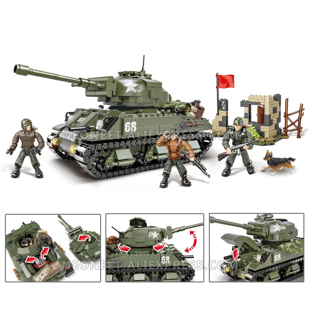 Подходит для Минифигурки Mega Bloks Второй мировой войны военный армейский солдат