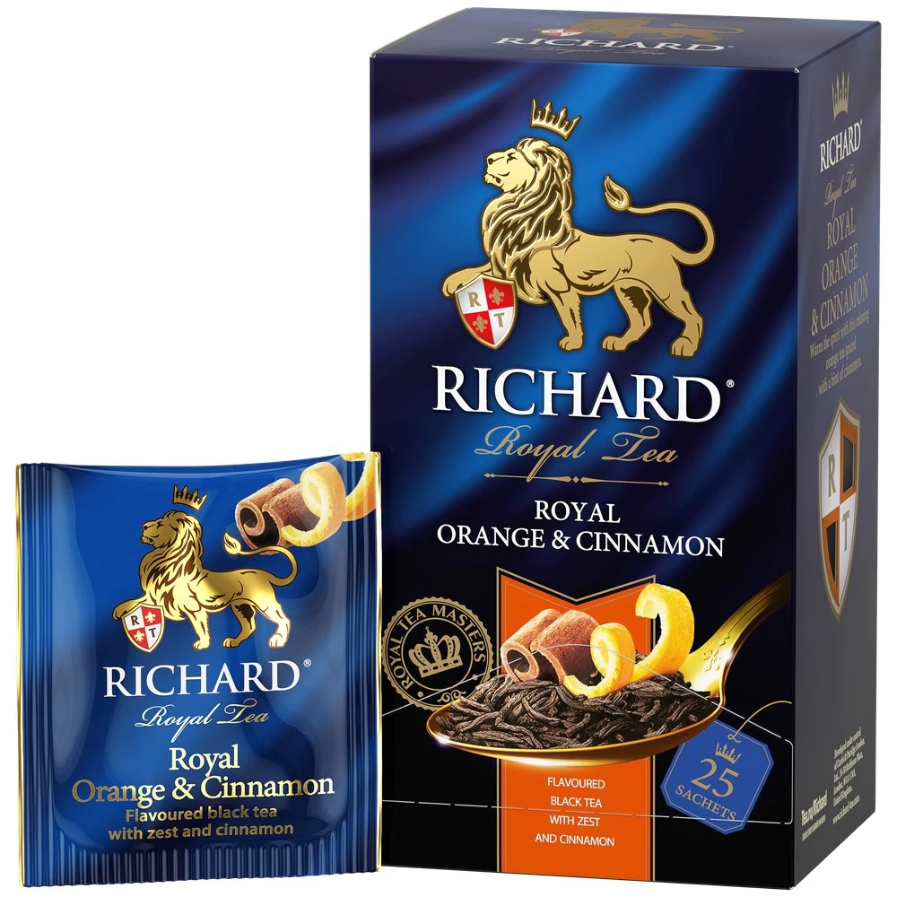 Чай Richard &quotRoyal Orange &amp Cinnamon&quot черный ароматизированный 25 сашет |