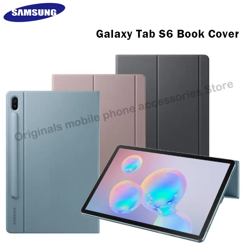 Official 1:1 Samsung Galaxy Tab S6 10.5'' SM-T860/T865 Book Cover Tablet Casing Stand Magnetic Flip Cover Auto Sleep Wake Case