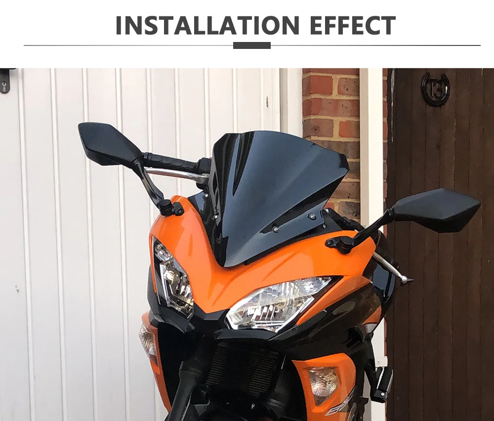 KEMiMOTO ветровое стекло для KAWASAKI Ninja 650 ветровое стекло ветровой экран Ninja650 аксессуары для мотоциклов