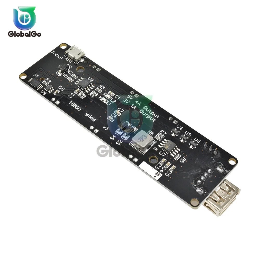 ESP32 ESP32S V3 type A Micro USB 18650 плата заряда батареи держатель Разъем для Wemos Raspberry