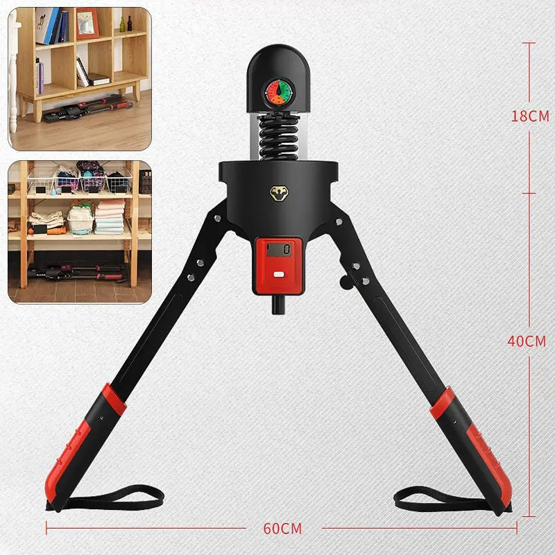 

Bodybuilding Arm Shoulder Exercises Wrist Trainer Adjustable LED Display Grip Bar Pressure Builder Pull Fitness Grip Bar