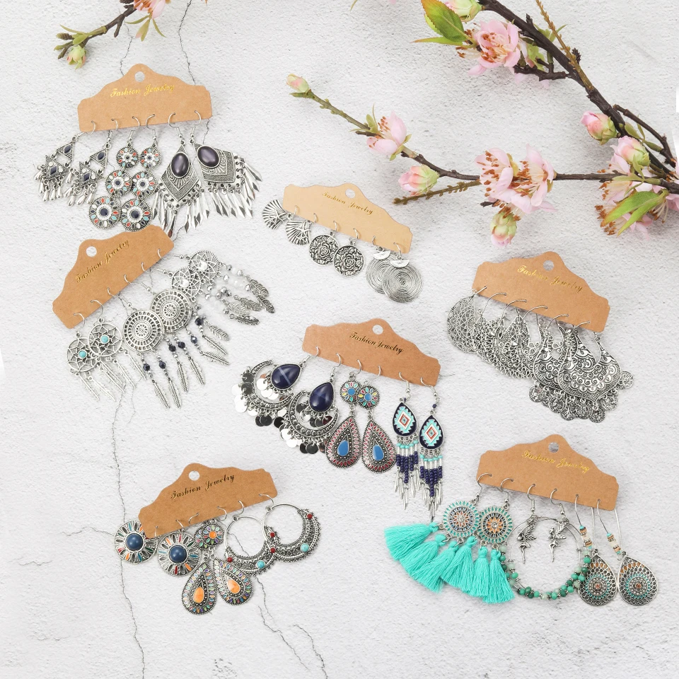 Тренд 2020 винтажные висящие серьги в виде капель с пряди для женщин без исключения