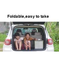 W500 2-5 Person Outdoor Mobile Kitchen Foldable Stainless Steel Cooking Desk Hiking Camping Gas Stove Cooker Stove  Windshield